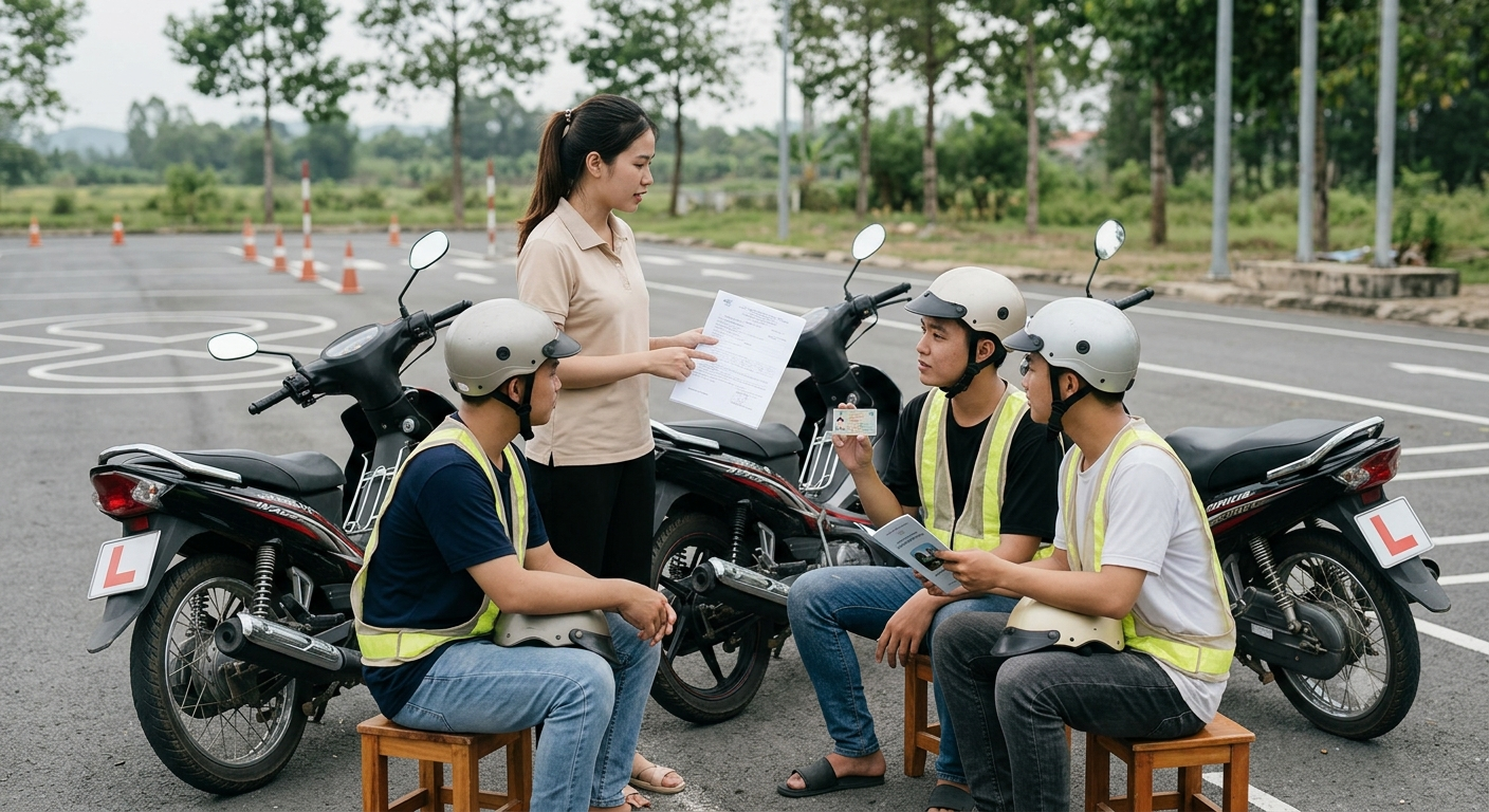 Các tiêu chuẩn pháp lý cơ bản về điều kiện đăng ký học giấy phép lái xe mô tô hạng A1