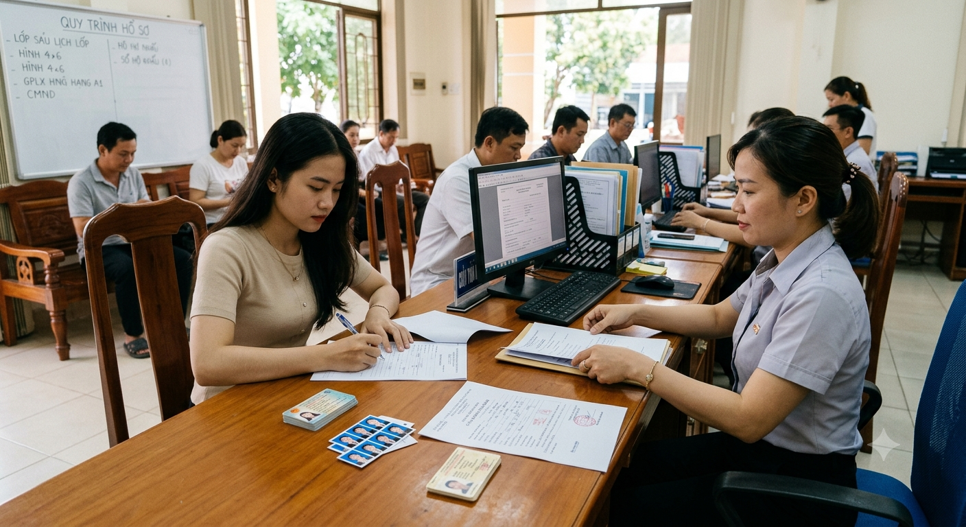 Quy trình chuẩn bị hồ sơ và các giấy tờ cần thiết cho học viên
